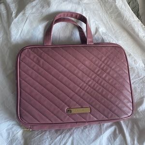 Ulta Tartan and Twine rose quilt makeup weekender
